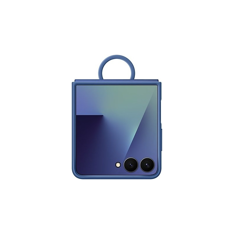 Samsung F766 Z Flip 7 Silicone Ring Case Blue EF-PF766TN